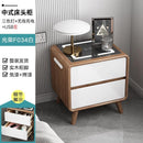 Smart Bedside Table Wireless Charging Bedside Cabinet With USB Sockets And 3-Color Light Chinese