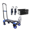 Household Foldable Trolley Big Capacity Multifunction Cart Loading 150kg Platform Trolley Can Adjust