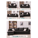 Nordic Fabric Sofa Small-sized Living Room Simple Modern L-shaped Imperial Concubine Three-person