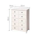 Locker Storage Cabinet Special Offer Nordic Simple Modern Bedroom Chest of Drawers Solid Wood