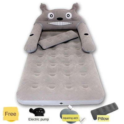 Mattress Single Household Double Inflatable Air Cushion Elevated Cartoon Cute Totoro Folding Lazy