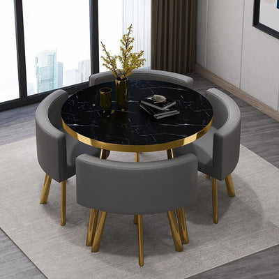 Dining Table Dining Table Set Light Luxury Dining Table and Chair Small Round Table OfficeTable and