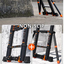 Portable Stairs Thickened Aluminum Alloy Engineering Telescopic Herringbone Household Folding Ladder