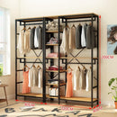 🔥🔥【Ready Stock】Bedroom Locker Cloakroom Double-decker Hanger Simple Style Home Open Floor-to-be