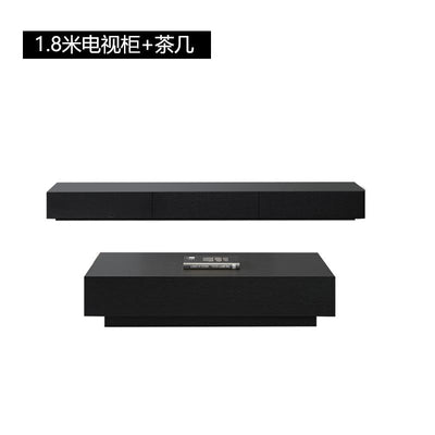 【YUEHUA】tv cabinet black and white simple modern living room small family-sized coffee table tv