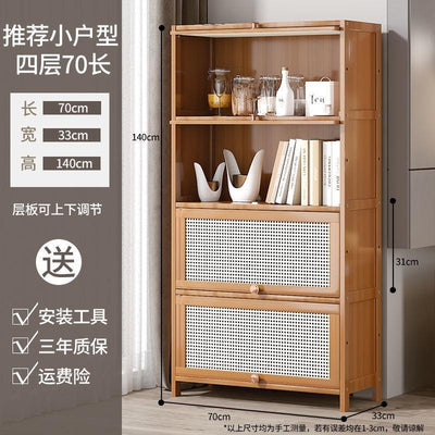 GC Bookcase Bookshelf Cabinet Simple Floor Cabinet Multilayer Household Student Book Storage Shelf