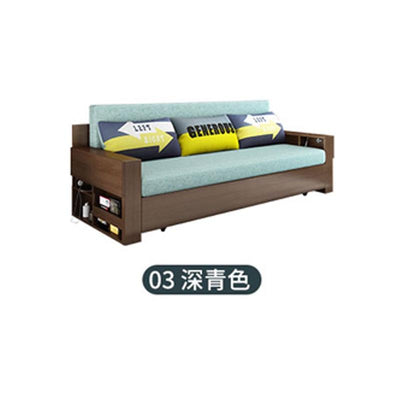 AUSITUR Sofa Bed Foldable Storage Sofa Bed living Room Solid Wood Simple Push-pull Sofa