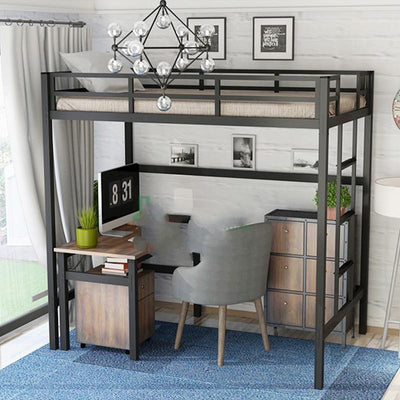 ARTISAM Bunk Bed 1.2m 1.5m 1.8m Loft Bed Elevated Bed Double Bed Dormitory Apartment Wrought Iron