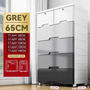 76CM Wide Storage Drawer Cabinet Space Saving Storage Cabinet Children's Clothes Household Plastic