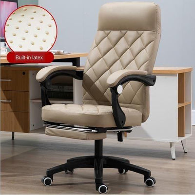 Computer Chair Office Chair Leather Seat Lifting Swivel Massage Chair