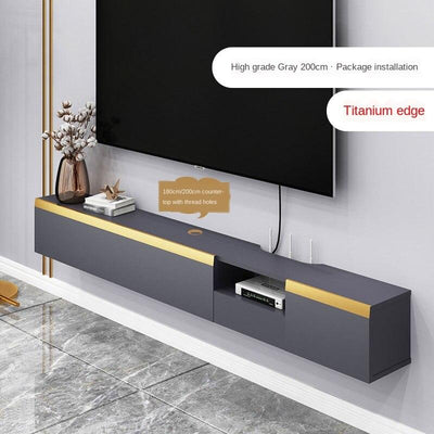 Light Luxury Internet Celebrity Wall-mounted Tv Ultra-thin Simple Post-modern Living Room Wall 2 m