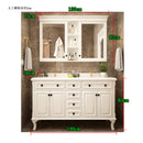 American Bathroom Cabinet Intelligent Mirror Cabinet Combination Bathroom Double Basin European Hand