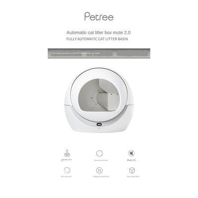 Electric Petree Intelligent Induction Automatic Cleaning Litter Basin Cat Toilet Shovel Deodorant