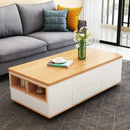 Folding Lift Coffee Table Dining Table Simple Multifunctional Storage Foldable Table With Wheels