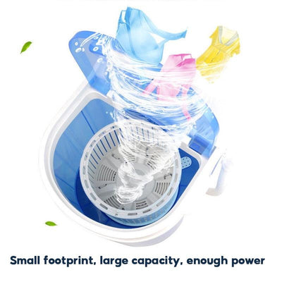 Portable Washing Machine Mini Washing Machine Blu Ray Baby Semi-automatic Washing Machine Cleaning