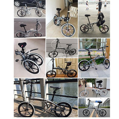 Hito X6 Foldable Bicycle Shimano 7-speed 20/22 inch Folding Bicycle Aluminum Frame Ultra Light 52T