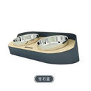 Byto Cat Bowl Adjustable Pet Raised Bowl Stainless Steel Pet Food And Water Bowls For Dog Puppy