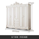 Wardrobe Sliding Door European Style Bedroom Wardrobe Sliding Door 2/3/4 Doors Wardrobe