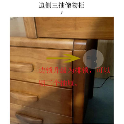 All Solid Wood Bedroom Modern Simple Multifunctional Dressing Table High End Dressing Table Chinese