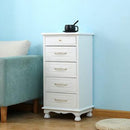 Seamless Solid Wood Storage Bedroom Simple Bedside Table Ultra Narrow-band Door Chest of Drawers