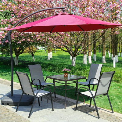 Tiger Deer Suite Balcony Garden Leisure Furniture Dining Outdoor Three-piece Five-piece Milk Tea