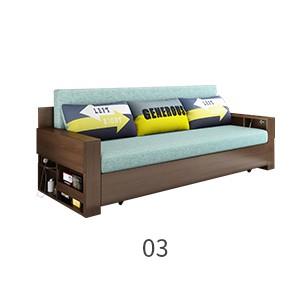 HQ Folding Sofa 1.25-2.05m Multifunctional Foldable Sofa Bed, Retractable Sofa Living Room