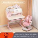 BabyDairy Children Study Desk Kids Study Table Solid Wood Adjustable School Age Kids Study Desk