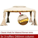 Sunshade Courtyard Roman Tent Umbrella Outdoor Canopy Rain-proof Stall Yurt Large Shed