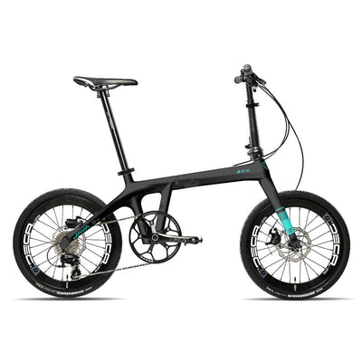 JAVA ARIA Foldable Bicycle Folding Bicycle Carbon Fiber Folding Bike 18 Speed Double Disc Brake Bike