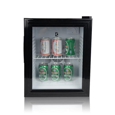 30L small glass door freezer mini hotel guest room refrigerator tea preservation display freezer