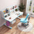 Excellent children's learning table and chair set multi-function can lift the baby writing table