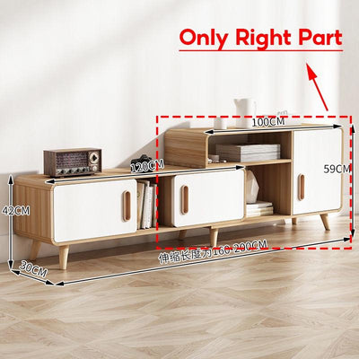 WOODYES TV Cabinet Tv Console Telescopic TV Combination Coffee Table Modern Simple Living Room