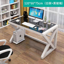 🎉Ready Stock🎉 Simple Modern Desk Writing And Chair Set Integrated Internet Cafes Game Table