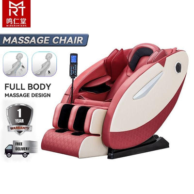 Mingrentang Massage Chair Fully Automatic Multifunctional 8D (Red)SL-200 150X97x74CM-1 Year Warranty