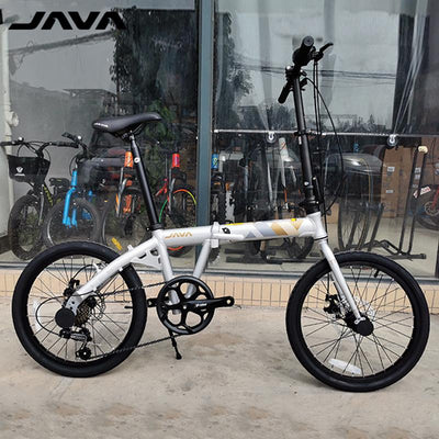 Java Tt-7s Folding Bicycle 20 Inch Aluminum Alloy Car 7 Variable Speed Bicycle Disc Brake Commuting