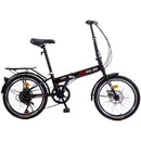 [SG READY STOCK] 20 Inch Foldable Bicycle 7-speed Variable Speed Bicycle High-carbon Steel Folding