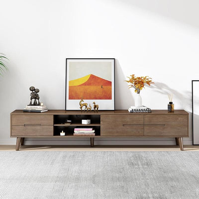 ARPER Nordic Tv Cabinet All Solid Wood Simple Modern Small Apartment Coffee Table Tv Cabinet