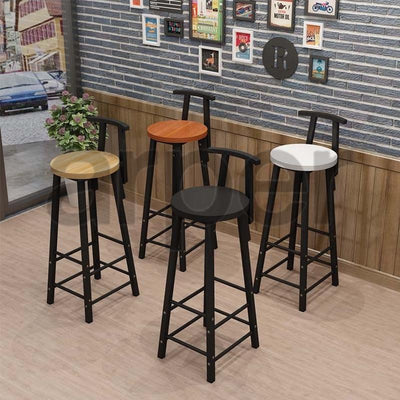 Arper Outlier Bar Chair High Chair Minimalist Fashion Dinner Chair Creative Steel Bar Stool Wood