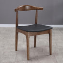 Solid Wood Horn Nordic Household Wooden Stool Backrest Chair Desk Log Dining Table Combination