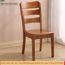 Solid Wooden Dining Chair Family Hotel Restaurant Chair Log Chair