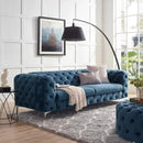 Sarang Sofa American Pull Velvet Nordic Style Living Room Luxury Fabric Double Triple Size