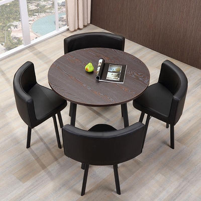 Nordic Simple Table Chair Combination Reception Table Conference Room Office Leisure Small Round