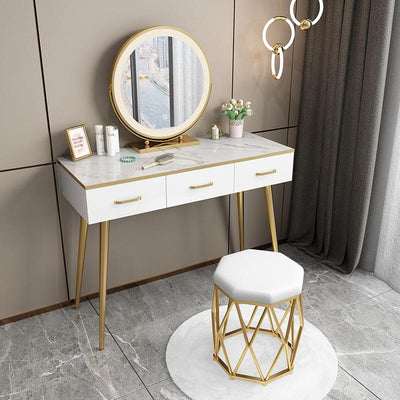 Orange Simple Dressing Table Light Luxury Net Red Dressing Table Nordic Storage Cabinet One Princess