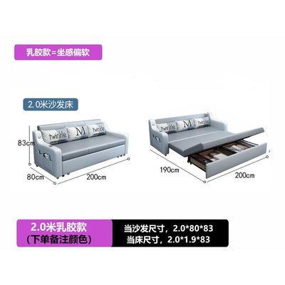 Sofa Bed Foldable Multifunctional Sofa Small Apartment Sofa With Storage