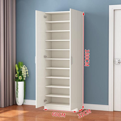 Simple Large Capacity Solid Wood Shoe Storage Multi-functional Hall Cabinet