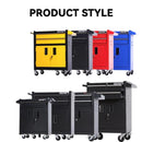 Syezyo Tool Box Cart Multifunctional Tool Cart Auto Repair Trolley Drawer Type Mobile Toolbox Iron