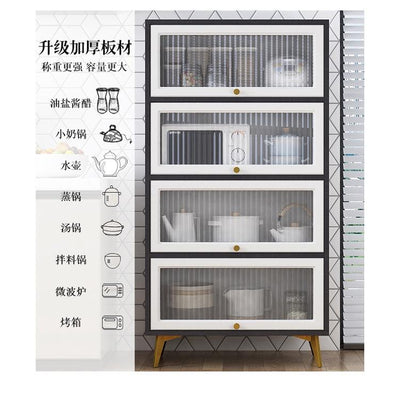 Kitchen Cabinet Multi-layer Kitchen Storage Rack Kitchen Shelf