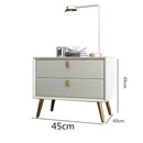 Installation-free Bedside Table Light Luxury Style Simple Modern Mini Bedroom White 40cm Nordic