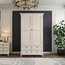 American full solid wood wardrobe home bedroom locker/wardrobe