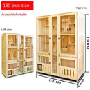 Cat Cage Villa Apartment Solid Wood With Climbing Rack House Dispaly Cabinet Four Seasons Universal